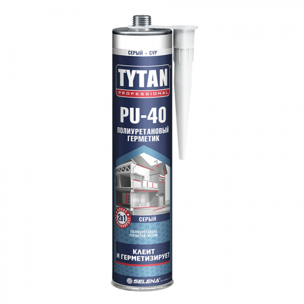 Герметик полиуретановый Tytan Professional PU 40 серый 310 мл