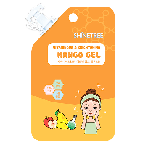 Гель для лица `SHINETREE` витаминный с экстрактом манго 12 мл