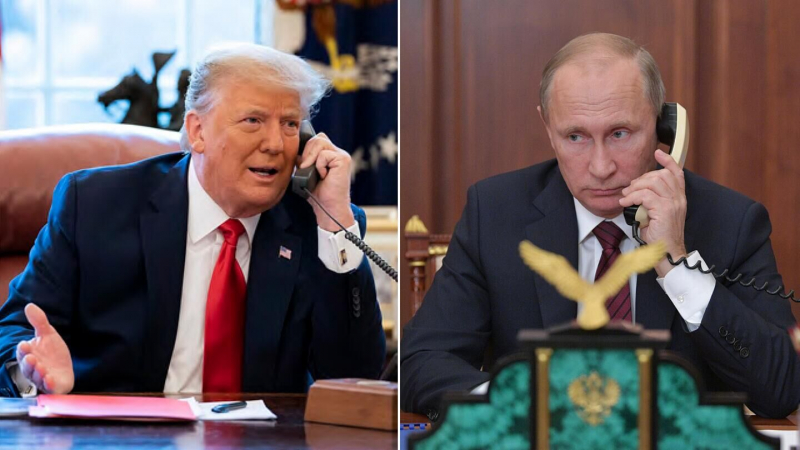 Трамп попросил Путина оставить атаки Киева на аэродромы без ответа