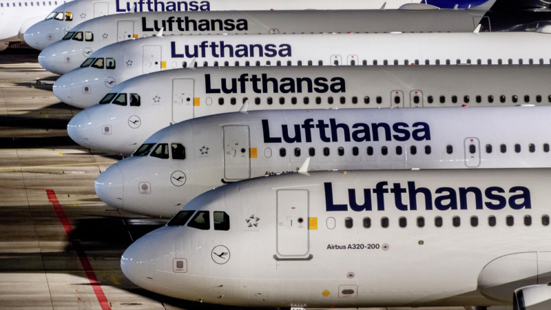Lufthansa снова отменила полеты в Казахстан